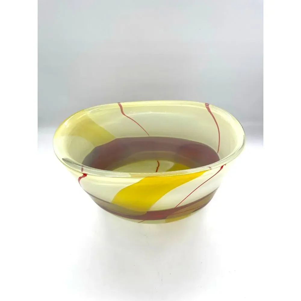 Vilniaus Stiklo Studija Modernist Lithuanian Art Glass Vase 8